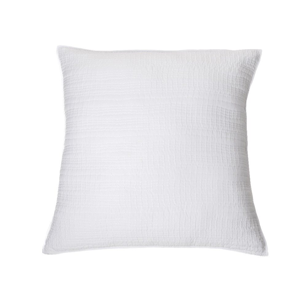 Newton white decorative pillow cover